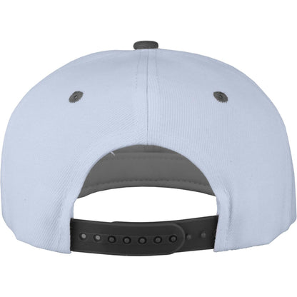 Two Tone Snapback Cap With Adjustable Fit