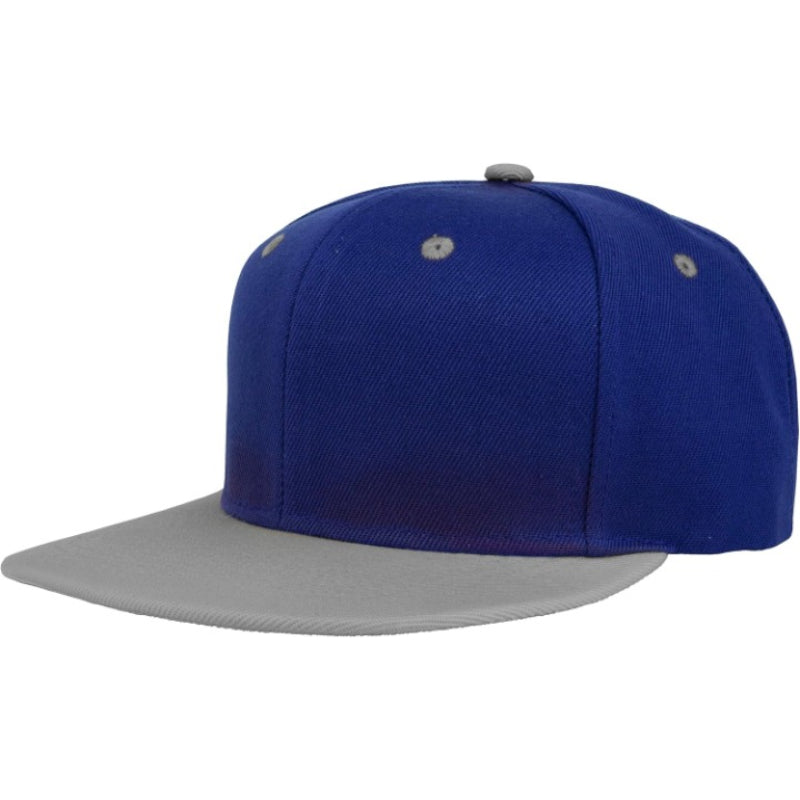 Two Tone Snapback Cap With Adjustable Fit