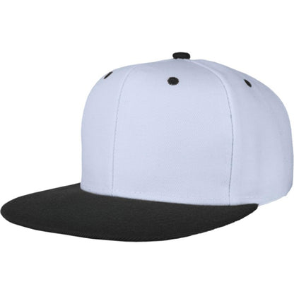 Two Tone Snapback Cap With Adjustable Fit