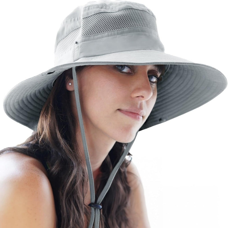 Wide Brim Beach And Safari Packable Sun Hat