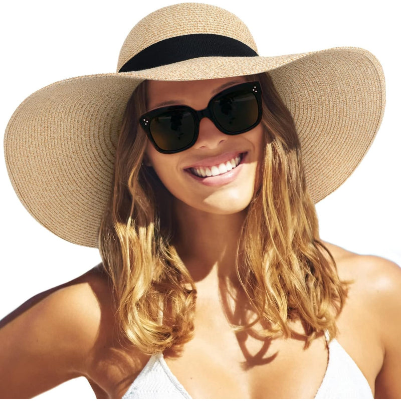 Wide Brim Straw Sun Hat