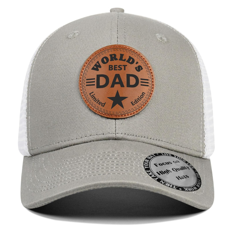 Worlds Best Dad Printed Trucker Hat