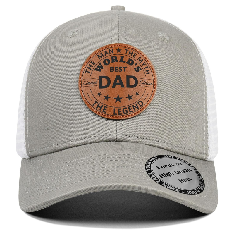 Worlds Best Dad Printed Trucker Hat