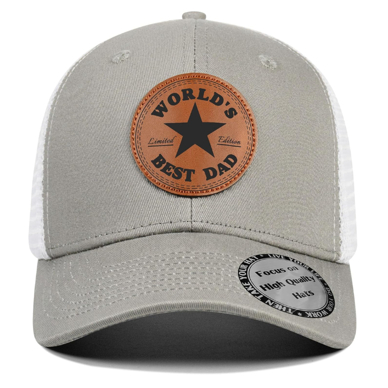 Worlds Best Dad Printed Trucker Hat