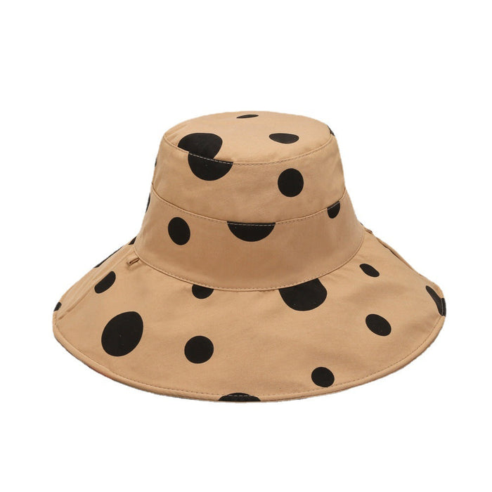 Women Polka Dots Bucket Sun Hats