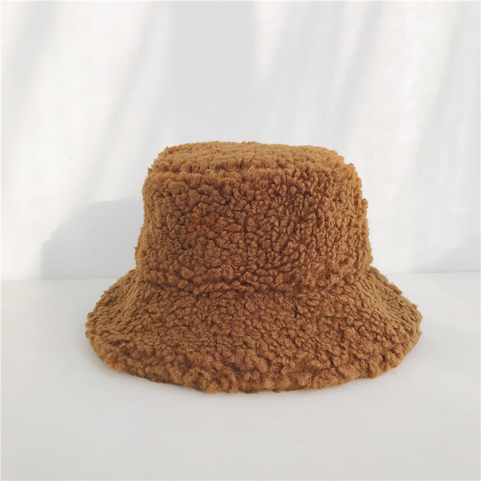 Winterized Faux Lambs Wool Breathable Bucket Hat