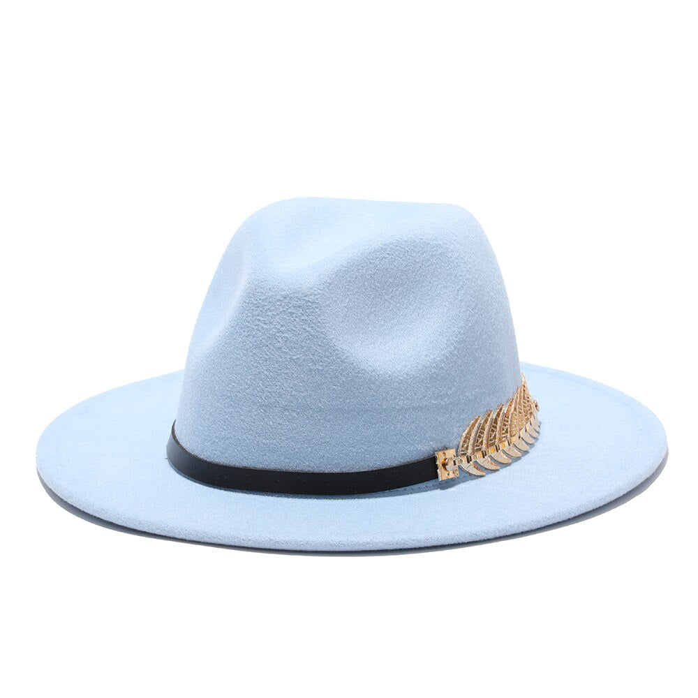 Feathered Vintage Style Fashionable Fedora