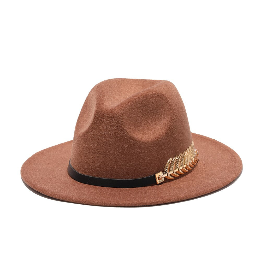 Feathered Vintage Style Fashionable Fedora