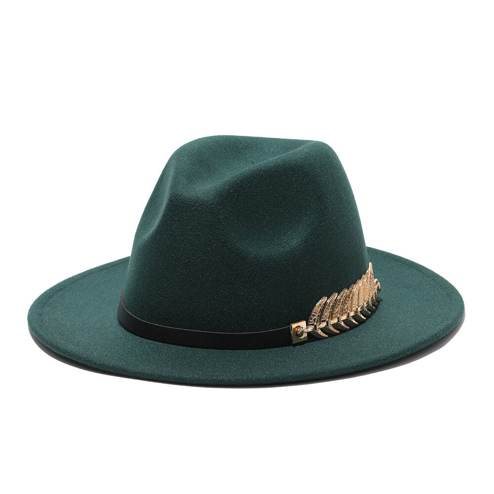 Feathered Vintage Style Fashionable Fedora