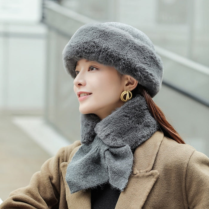 Set Of Winter Hat And Scarf