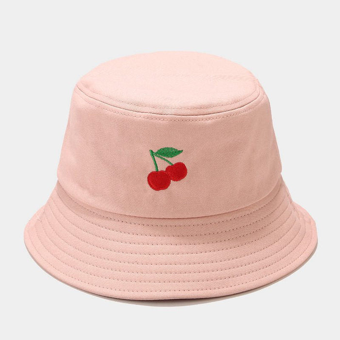 Cute Embroidery Fisherman Hat