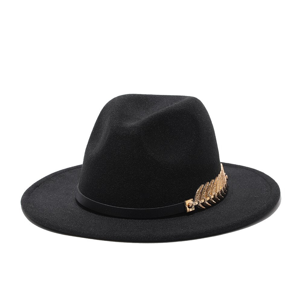 Feathered Vintage Style Fashionable Fedora