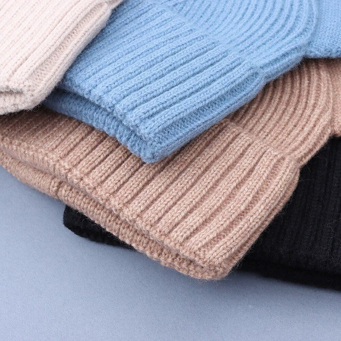 Adorable Cotton Autumn & Winter Bunny Ears Soft Beanie Hat
