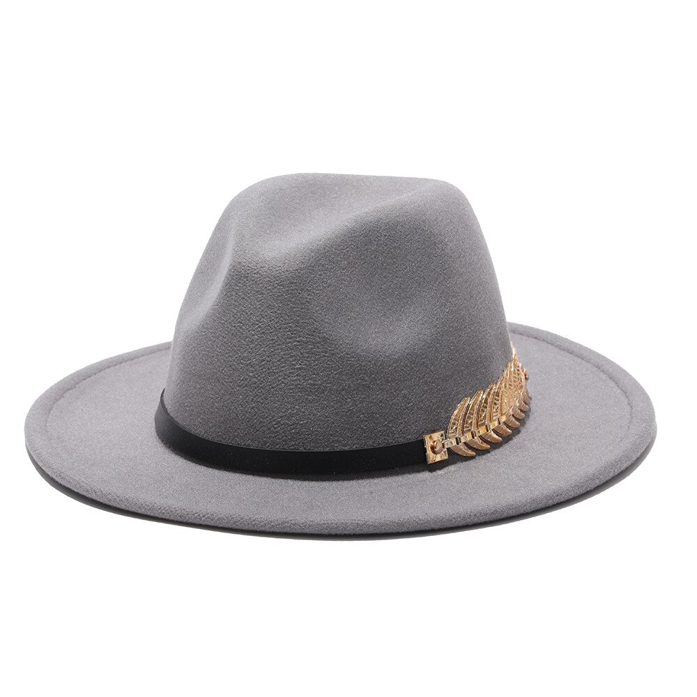 Feathered Vintage Style Fashionable Fedora