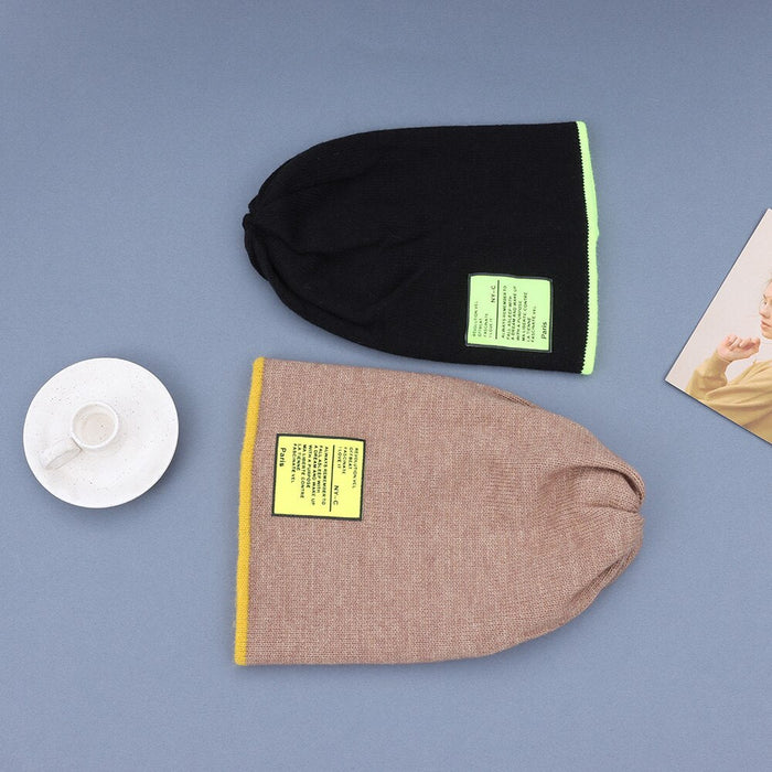 Trendy Solid Colored Warm & Soft Cotton Winter Beanie