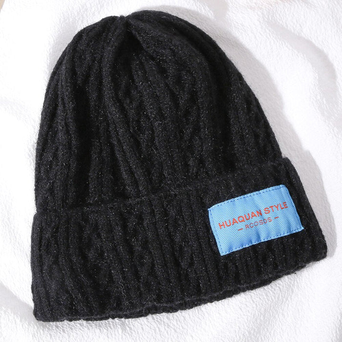 Stylish Twisted Soft Wool Blend Pattern Winter Beanie
