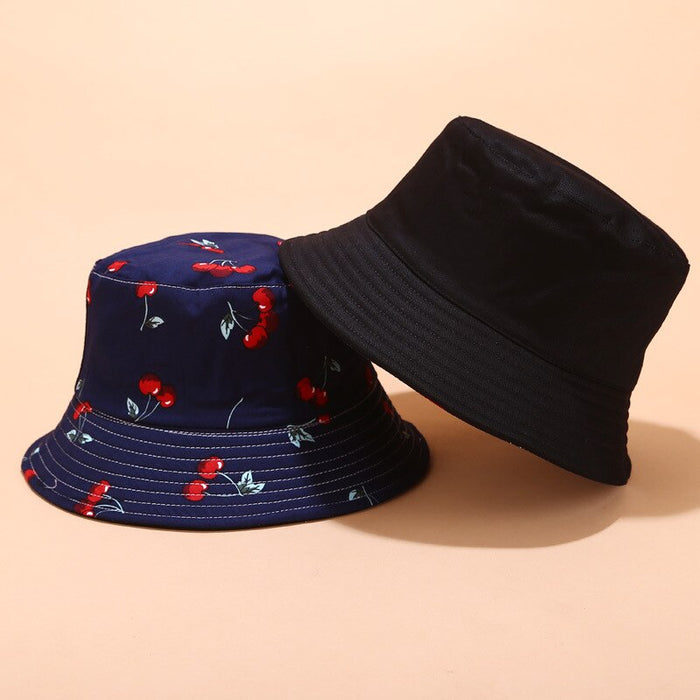 Tropical Printed Fruit Pattern Fisherman's Hat