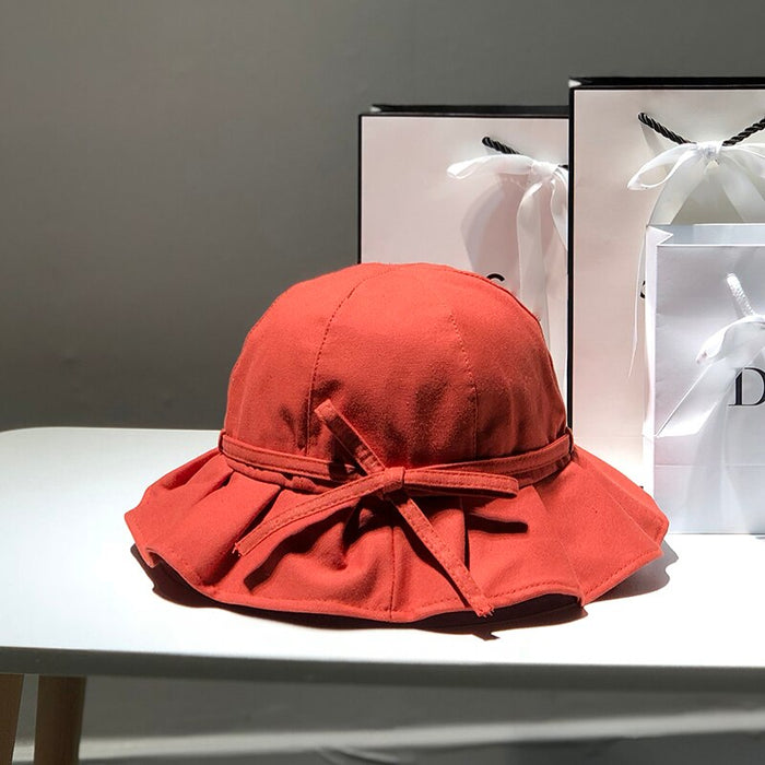 Simple Sun Shading Ruffle Hat