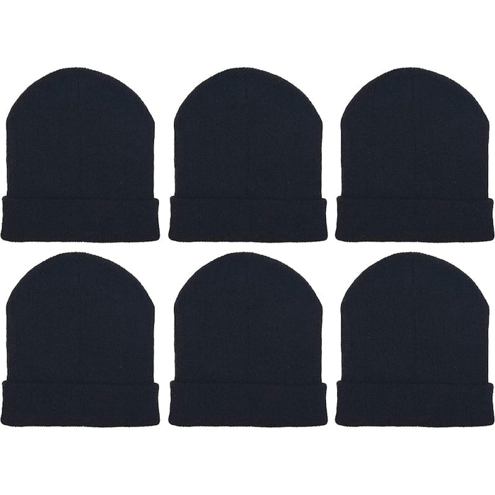 Kids 12 Pack Cozy Winter Beanies