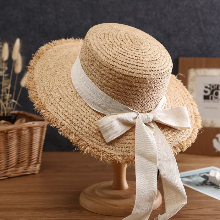 Flat Straw Hat