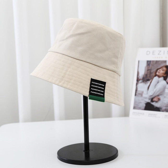 Simplistic Summertime Leisure Cotton Bucket Hat