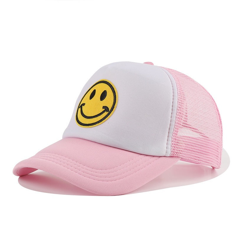 Adjustable Smiley Baseball Hat