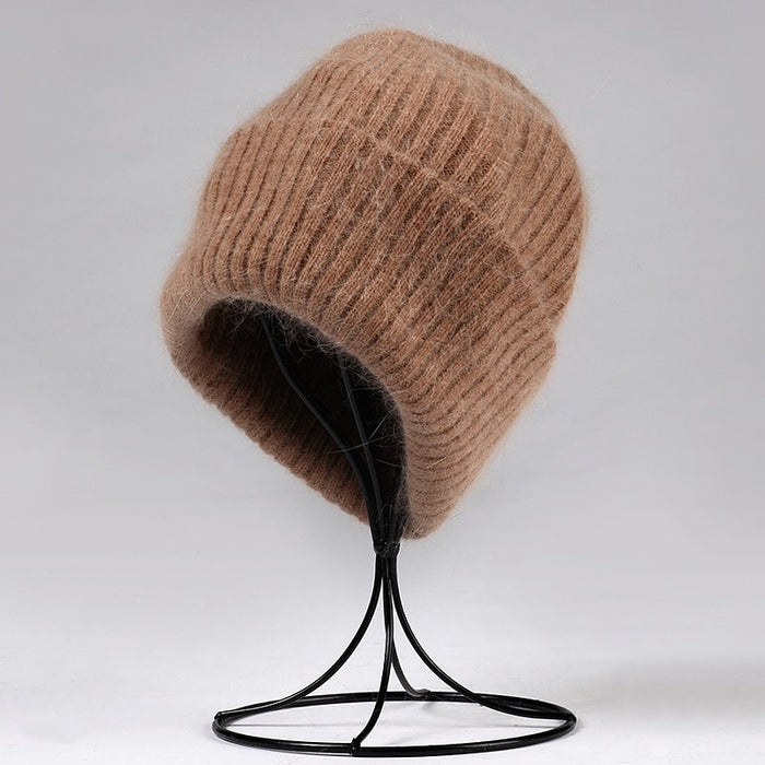 Warm Real Rabbit Fur Beanies