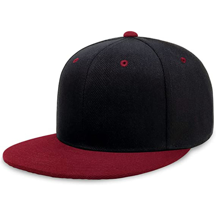 Classic Flat Bill Snapback Hat