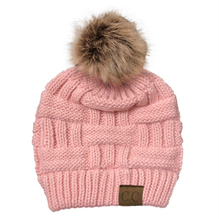Warm Women's Thick Knitted Ski & Off-Road Winter Hat