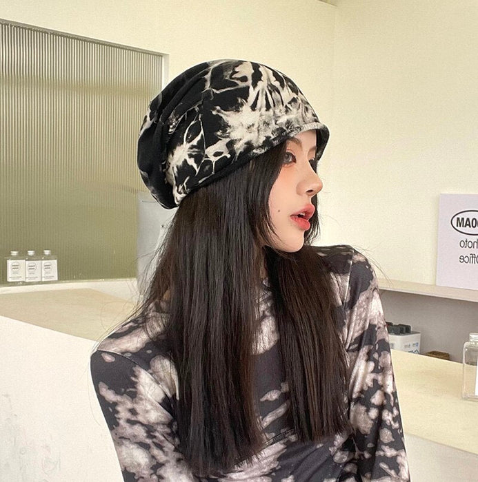 Tie-Dye Pullover All Season Hip Hop Cap