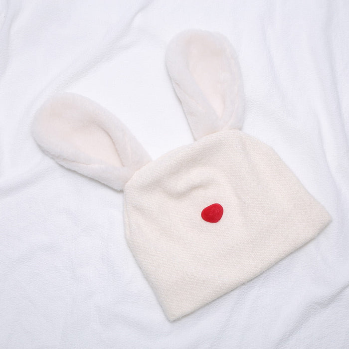 Autumn & Winter Knitted Wool Rabbit Eared Hat