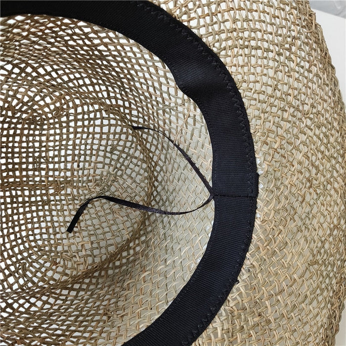 Hollow Design Raffia Hat