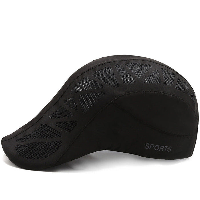 Hybrid Summer Mesh Flat Cap