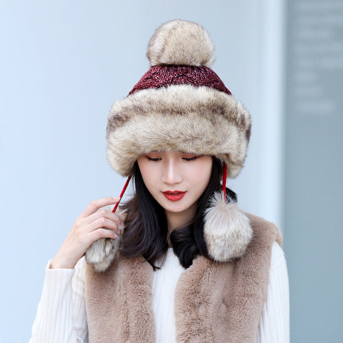 Warm Ear Cuff Winter Hat