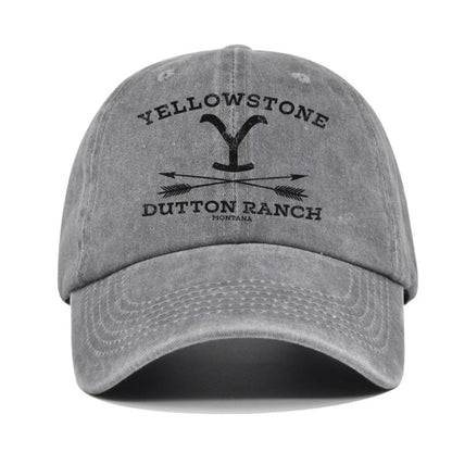 Snapback Baseball Cap In Yellowstone