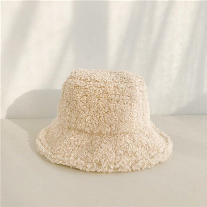 Winterized Faux Lambs Wool Breathable Bucket Hat