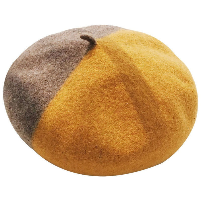 Multicolor French Autumn & Winter Wool Beret