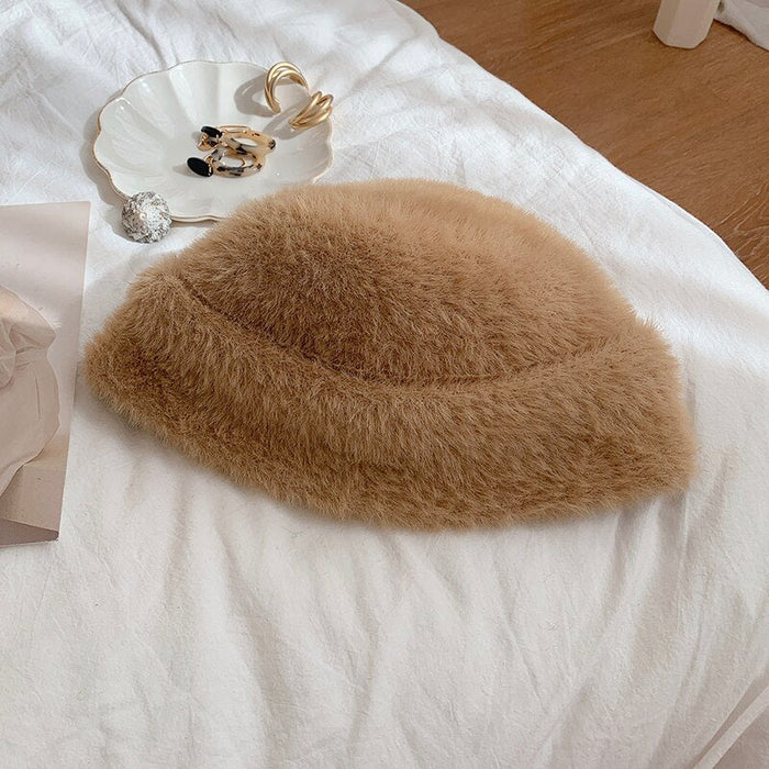 Knitted Wool & Faux Fur Winter Hats