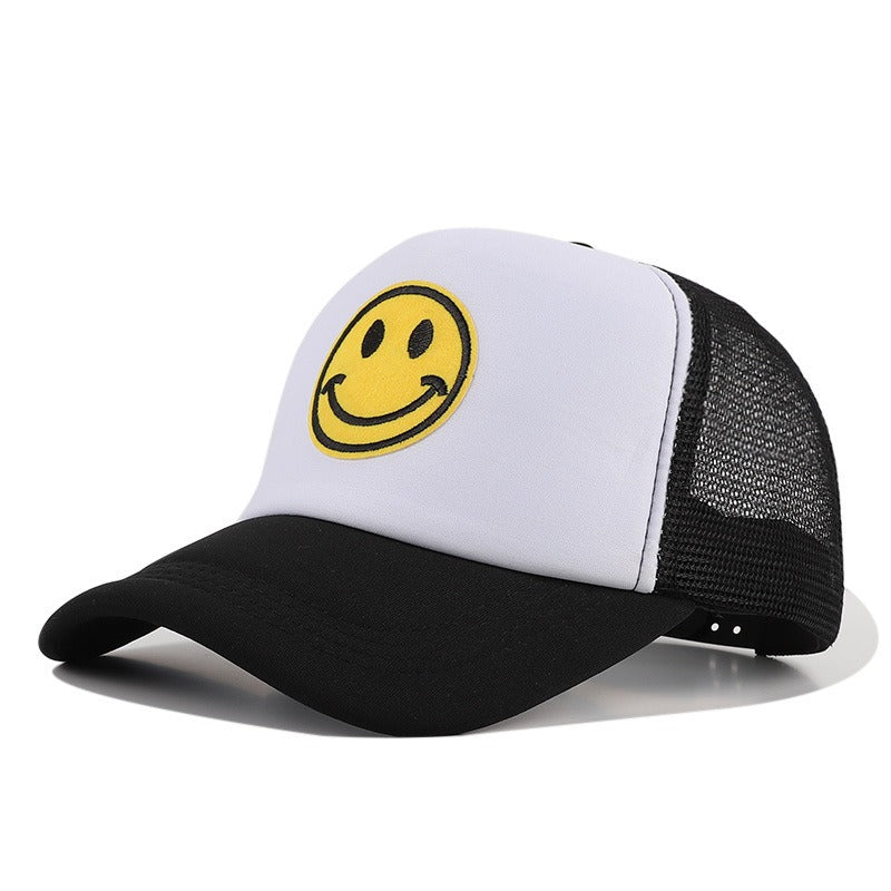 Adjustable Smiley Baseball Hat