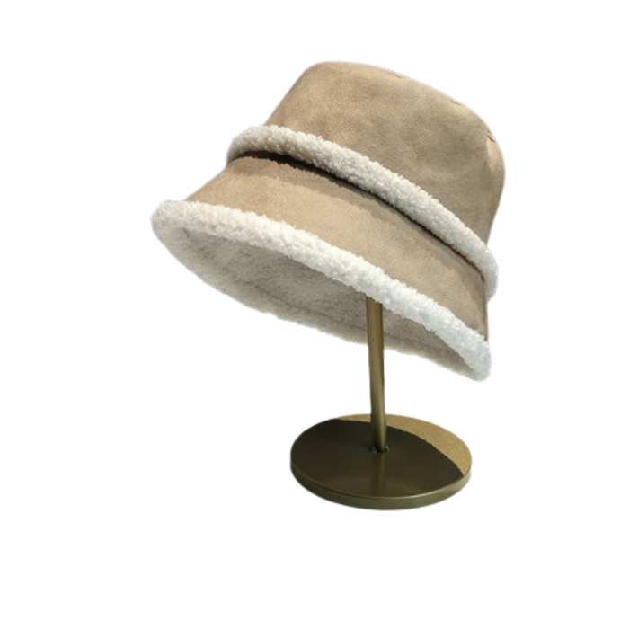 Women's Warmth Plush Bucket Hat For Autumn