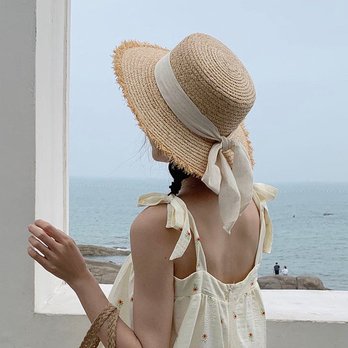 Flat Straw Hat