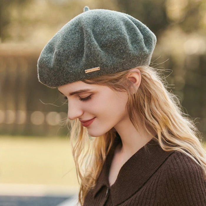 French Wool Retro Beret