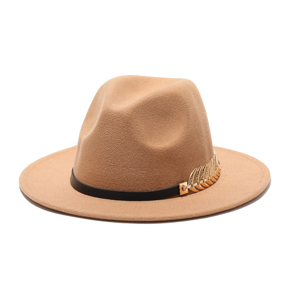 Feathered Vintage Style Fashionable Fedora