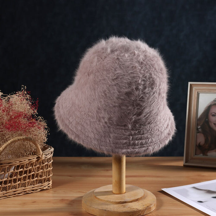 Rabbit Fur Autumn Hat