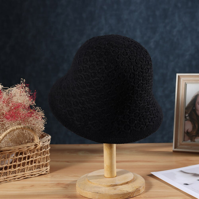 Autumn & Winter Thickened Velvet Knitted Warm Bob Bucket Hat