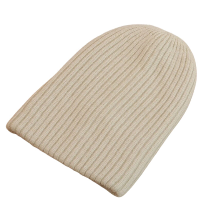 Soft Knitted & Striped Winter Beanie