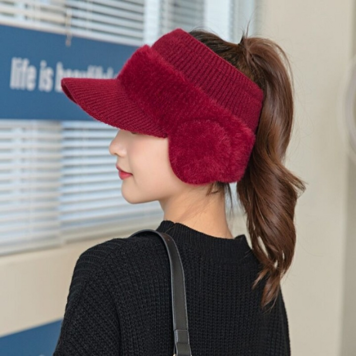 Women Winter Visor Hats