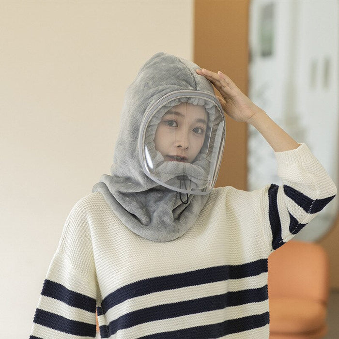Winterized Soft Fleece 3-In-1 Scarf Mask Hat Combo