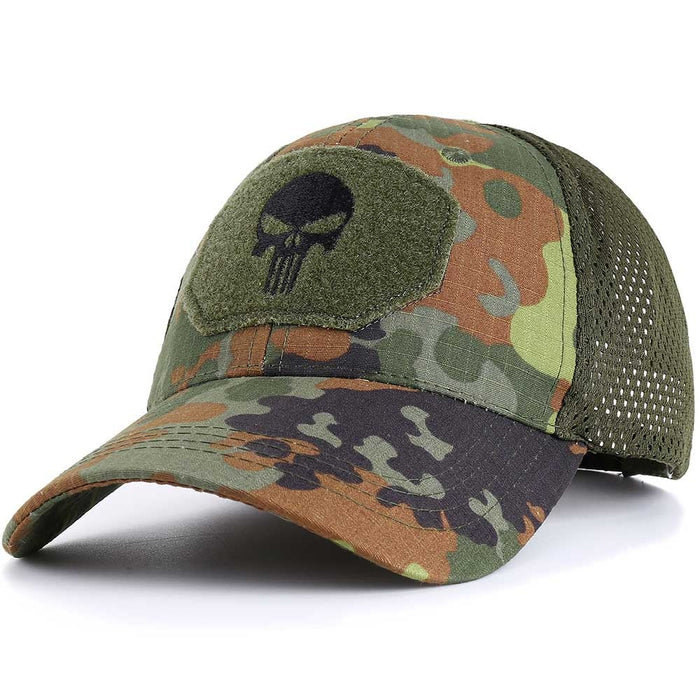 Summer Military Skull Ball Hat