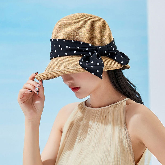 Sun Protective Summertime Beach Sun Hat With Visor